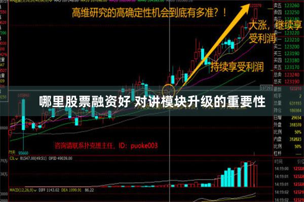 哪里股票融资好 对讲模块升级的重要性