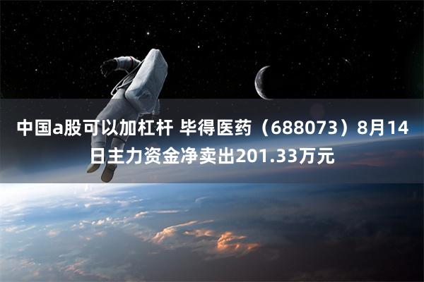 中国a股可以加杠杆 毕得医药（688073）8月14日主力资金净卖出201.33万元